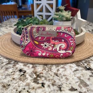Vera Bradley Paisley Meets Plaid Small Coin Purse